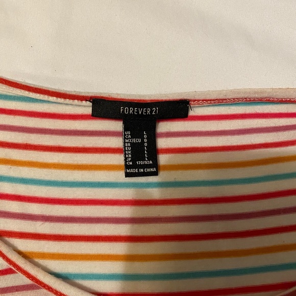 Rainbow striped bodysuit - Picture 3 of 3